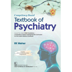 Competency Based Textbook Psychiatry (Pb 2024) book by RK MEHRA