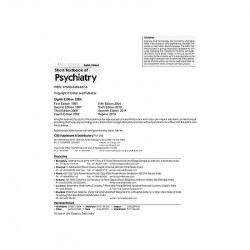 Short Textbook Of Psychiatry 8Ed (Pb 2025) book by M S BHATIA - Additional Image 8