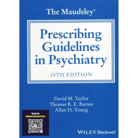 THE MAUDSLEY PRESCRIBING GUIDELINES IN PSYCHIATRY 15ED (PB 2025) book by David M. Taylor, Thomas R. E. Barnes