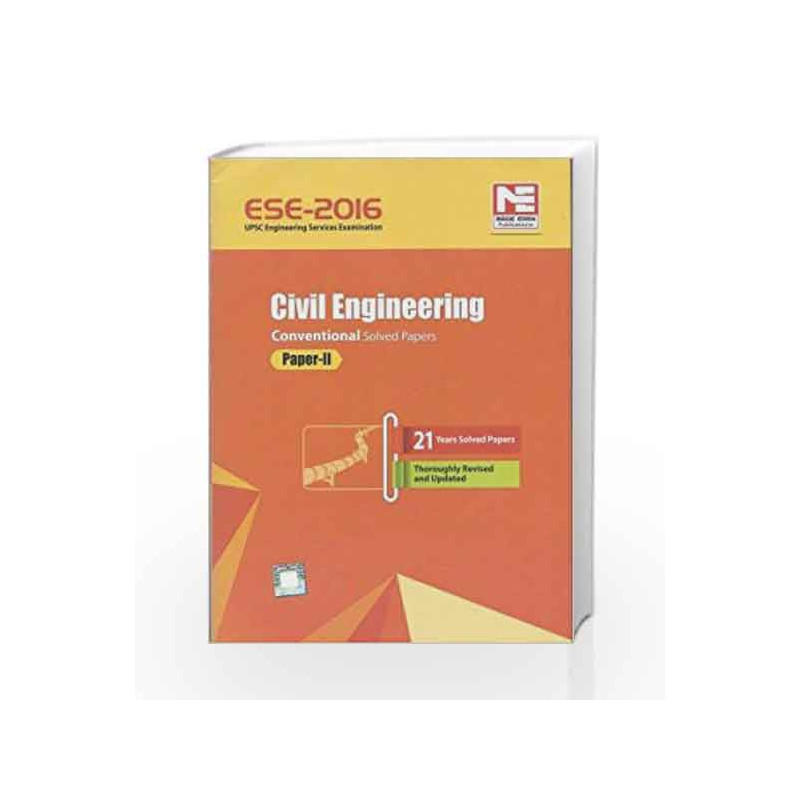 ESE-2016: Civil Engineering Conventional Solved Paper II (Old Edition) by MADE EASY Team Book-9789351471127