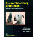 INSTANT VETERINARY DRUG INDEX BIOLOGICS AND PHARMACEUTICS (PB 2019) book by DABAS Y.P.S.