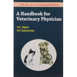 HANDBOOK FOR VETERINARY PHYSICIAN book by Dr. V. A. Sapre, Dr. N.P. Dakshinkar