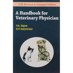 HANDBOOK FOR VETERINARY PHYSICIAN book by Dr. V. A. Sapre, Dr. N.P. Dakshinkar - Back Cover