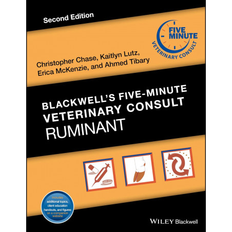Blackwell's Five-Minute Veterinary Consult: Ruminant book by CHASE C