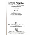 Applied Nutrition Livestock Poultry Rabbits And Laboratory Animals 3Ed (Pb 2020) book by REDDY D. V - Additional Image 7