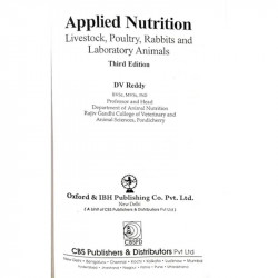 Applied Nutrition Livestock Poultry Rabbits And Laboratory Animals 3Ed (Pb 2020) book by REDDY D. V - Additional Image 8