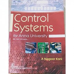 CONTROL SYSTEMS FOR ANNA UNIVERSITY (PB 2020) book by A NAGOOR KANI - Back Cover