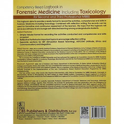 COMPETENCY BASED LOGBOOK IN FORENSIC MEDICINE INCLUDING TOXICOLOGY FOR SECOND AND THIRD PROFESSIONAL MBBS 6 (PB 2023) book b… -