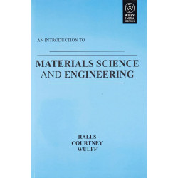 AN INTRODUCTION TO MATERIALS SCIENCE AND ENGINEERING (PB 2011) book by CRUSE J.M.