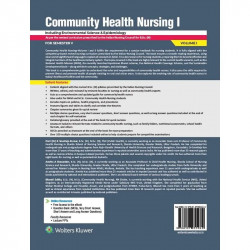 Community Health Nursing - I & II (PB 2025) book by Prof. (Dr) R SreeRaja Kumar, Amrita A Sivasanker - Back Cover