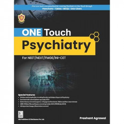 ONE TOUCH PSYCHIATRY FOR NEET/NEXT/FMGE/INI-CET (PB 2024) book by PRASHANTH AGRAWAL - Back Cover