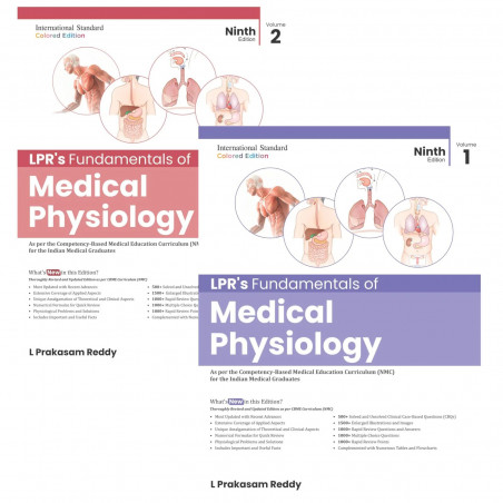 Lpr Fundamentals Of Medical Physiology 9Ed 2 Vol Set (Pb 2025) book by L Prakasam Reddy