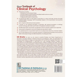 SHORT TEXTBOOK OF CLINICAL PSYCHOLOGY BASED ON REVISED SYLLABI (PB 2026) book by MS Bhatia - Additional Image 3