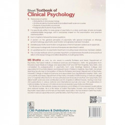 SHORT TEXTBOOK OF CLINICAL PSYCHOLOGY BASED ON REVISED SYLLABI (PB 2026) book by MS Bhatia - Additional Image 4