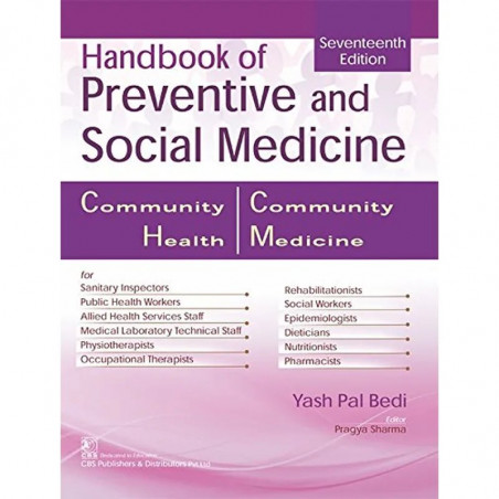 HANDBOOK OF PREVENTIVE AND SOCIAL MEDICINE 17ED (PB 2021): Community Health/Community Medicine book by BEDI Y P
