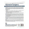 Competency Based Logbook And Clinical Manual In General Surgery Part I And Part Ii Mbbs 10 (Pb 2025) book by NIKET VERMA - Back