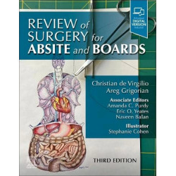 Review of Surgery for ABSITE and Boards book by Christian DeVirgilio MD FACS, Areg Grigorian MD