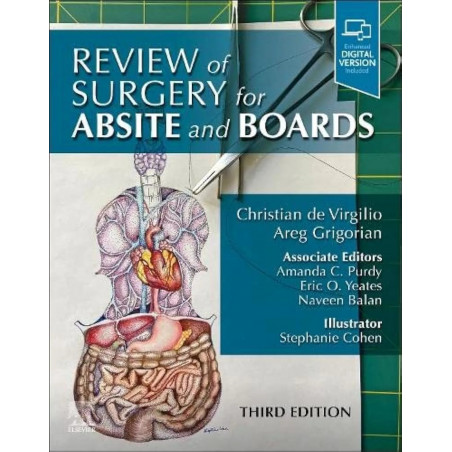 Review of Surgery for ABSITE and Boards book by Christian DeVirgilio MD FACS, Areg Grigorian MD