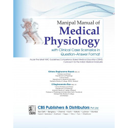 MANIPAL MANUAL OF MEDICAL PHYSIOLOGY WITH CLINICAL CASE SCENARIOS IN QUESTIONS ANSWER FORMAT (PB 2026) ISBN - 9788199209602… - A