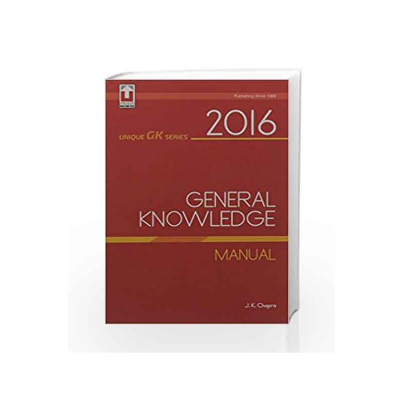 Concise General Knowledge Manual 19.1.3 by J.K. Chopra Book-9789351870968
