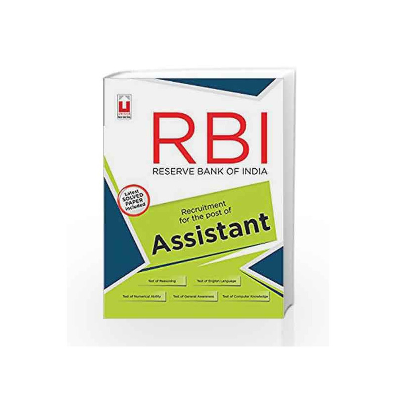 RBI Assistant Guide (Master Guide Series) by Unique Research Academy Book-9789351872238