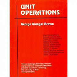 UNIT OPERATIONS (PB 2005) book by BROWN G.G.