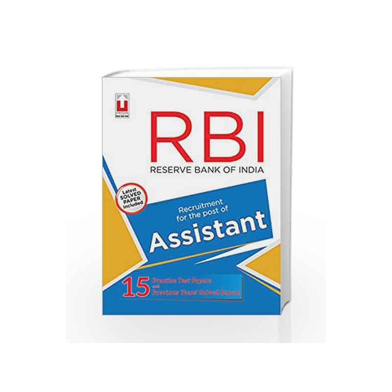 RBI Assistant Practice Papers (Master Guide Series) by Unique Research Academy Book-9789351872245