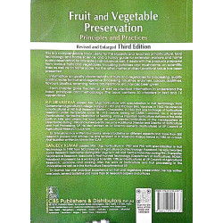 FRUITS AND VEGETABLE PRESERVATION PRINCIPLES AND PRACTICES REVISED AND ENLARGED, 3RD EDITION book by SRIVASTAVA - Additional Ima