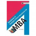 Handbook Of Multiple Choice Questions For Mba (Pb 2009) book by MISC