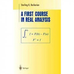 FIRST COURSE IN REAL ANALYSIS book by BERBERIAN S K