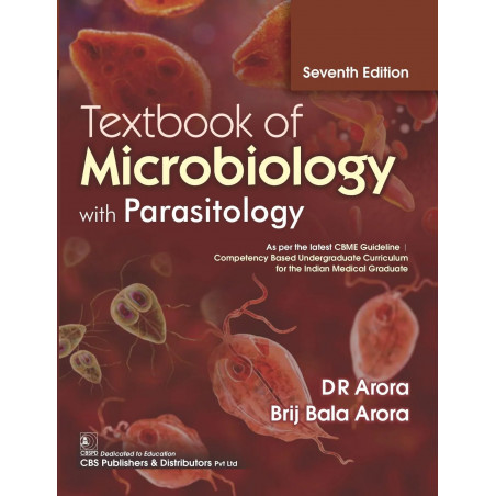 Textbook Of Microbiology With Parasitology 7Ed (Pb 2024) book by DR. Arora, Brij Bala Arora