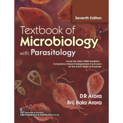Textbook Of Microbiology With Parasitology 7Ed (Pb 2024) book by DR. Arora, Brij Bala Arora