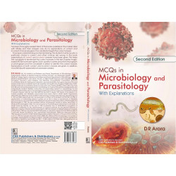 Mcqs In Microbiology And Parasitology With Explanations 2Ed (Pb 2024) book by DR Arora - Back Cover