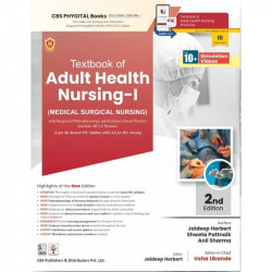 TEXTBOOK OF ADULT HEALTH NURSING I MEDICAL SURGICAL NURSING 2ED BASED ON INC SYLLABUS 2021-2022 (PB 2026) III SEMESTER book…