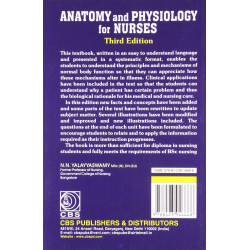 Anatomy And Physiology For Nurses book by YALAYYASWAMY N.N. - Back Cover