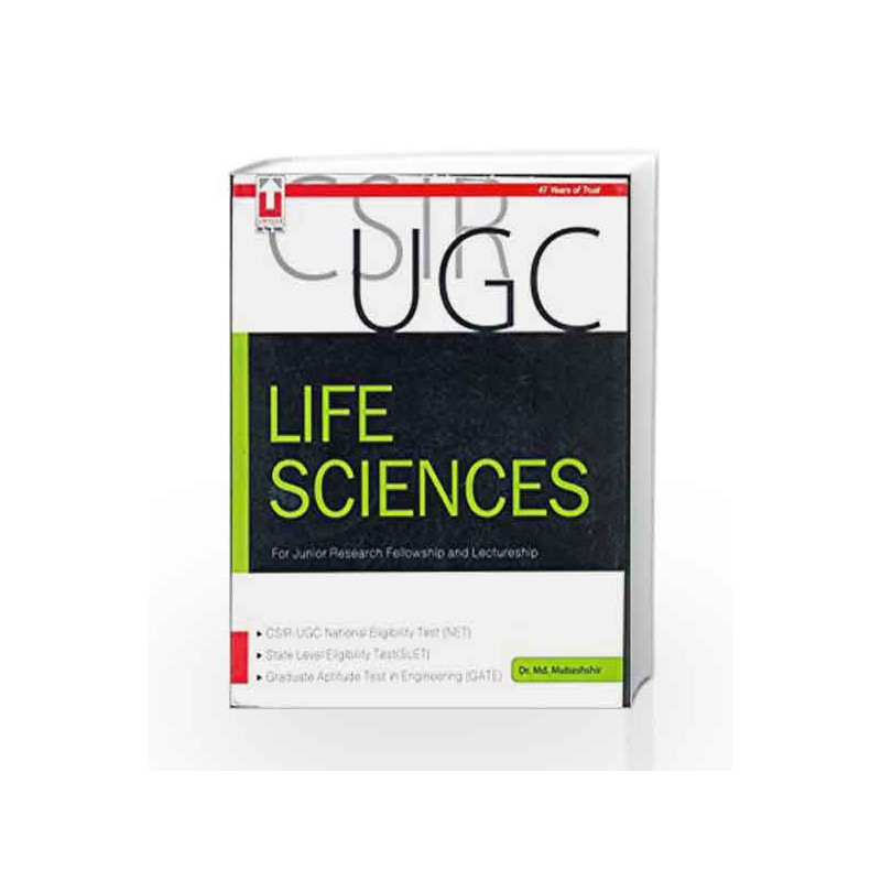 UGC CSIR Life Sciences (for junior Research Fellowship & Lectureship) by Mubashshir Book-9789351872825