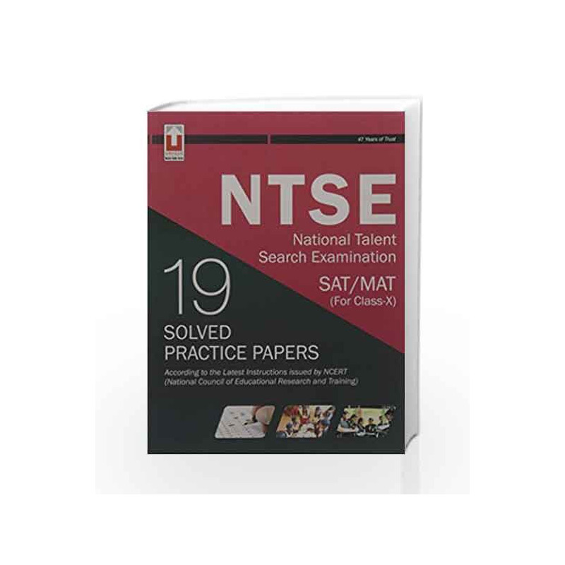 NTSE National Talent Search Examination SAT/MAT (For Class-X) 19 Solved Practice Papers by N/a Book-9789351873082
