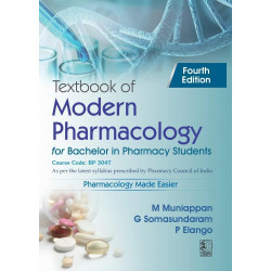Textbook of Modern Pharmacology 4/e | For Bachelor in Pharmacy Students (PB 2027) book by M Muniappan, G Somasundaram