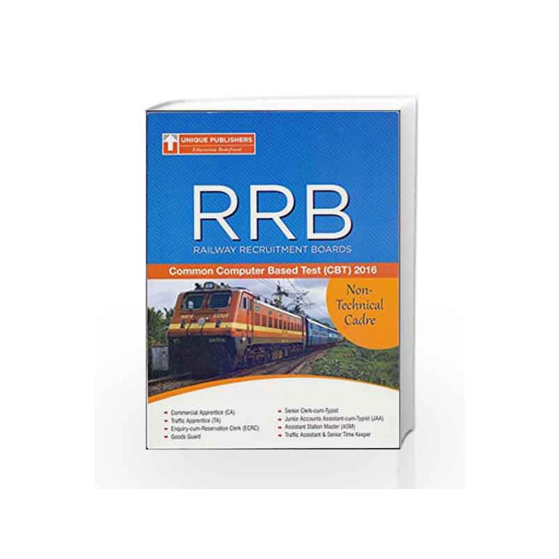 Railway Recruitment Boards RRB (Non-Technical Cadre) 2016 - CBT by MYNOO MARYEL Book-9789351873426