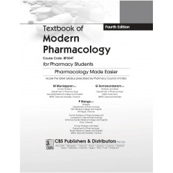 Textbook of Modern Pharmacology 4/e | For Bachelor in Pharmacy Students (PB 2027) book by M Muniappan, G Somasundaram - Addition