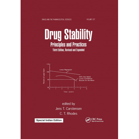 DRUG STABILITY PRINCIPLES AND PRACTICES 3ED (SIE) (HB 2025) book by Jens T. Carstensen / Christopher Rhodes