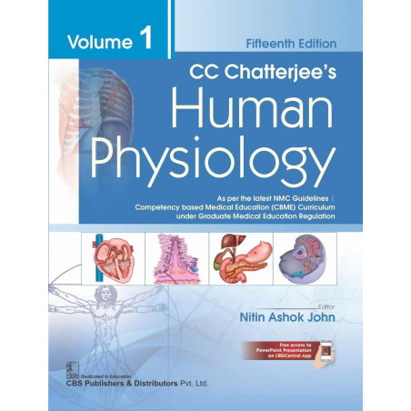 CC Chatterjee's Human Physiology Volume 1, 15th Edition - 2025 book by Nitin Ashok John