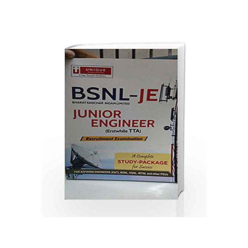 BSNL Junior Engineer (Erstwhile TTA) 2016-17 by JERONINIO ALMEIDA Book-9789351874317