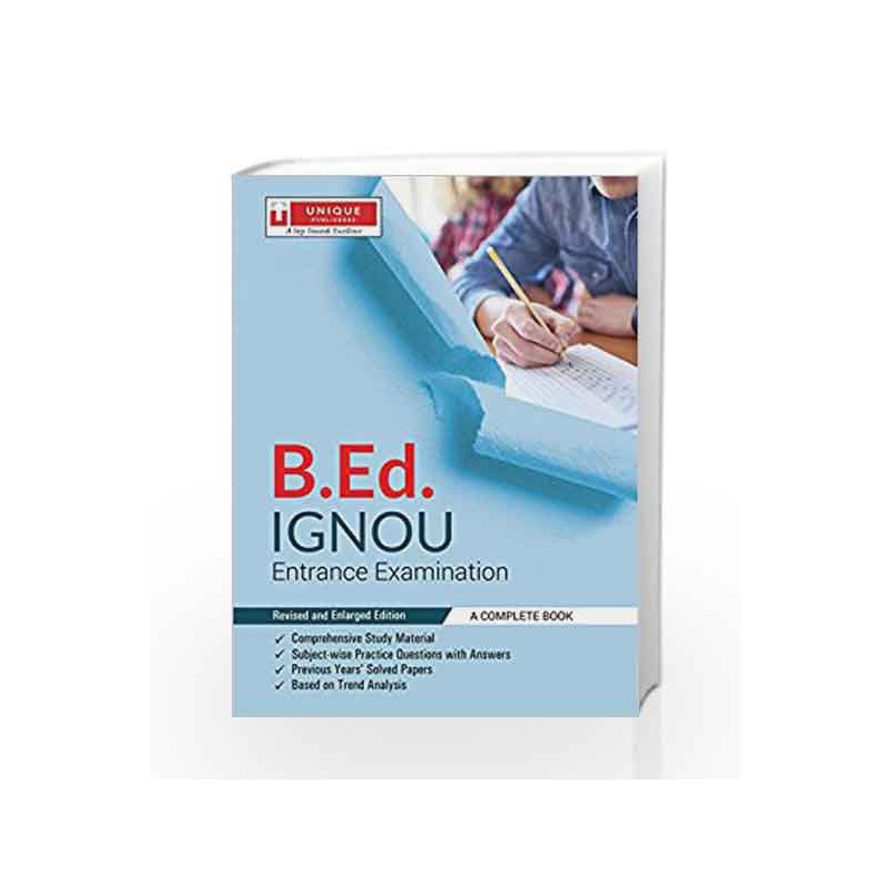 B. Ed IGNOU ENTRANCE EXAMINATION by J K CHOPRA Book-9789351876007