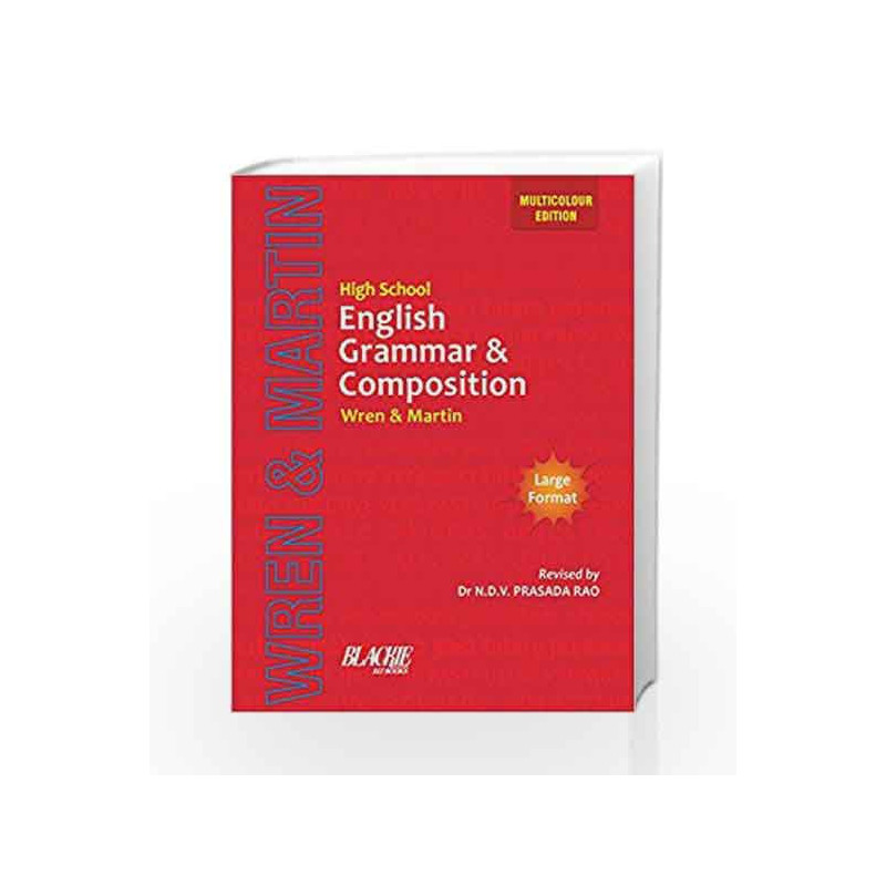 High School English Grammar and Composition Book (Multicolour Edition) by D,V,Prasada,Rao N Book-9789352530083