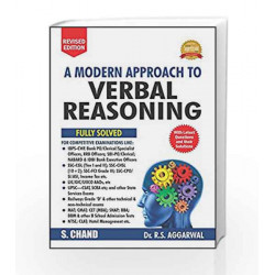 A Modern Approach to Verbal Reasoning (R.S. Aggarwal) by ORIENT Book-9789352535323