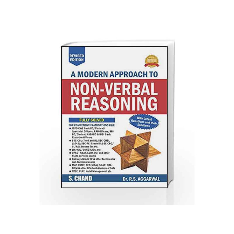 A Modern Approach to Non-Verbal Reasoning (R.S. Aggarwal) by ORIENT Book-9789352535330