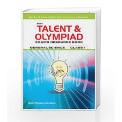 BMA\'s Talent & Olympiad Exams Resource Book for Class - 1 (EVS) by Brain Mapping Academy Book-9789380299846