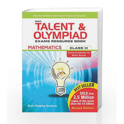 BMA\'s Talent & Olympiad Exams Resource Book for Class - 3 (Maths) by Brain Mapping Academy Book-9789382058472