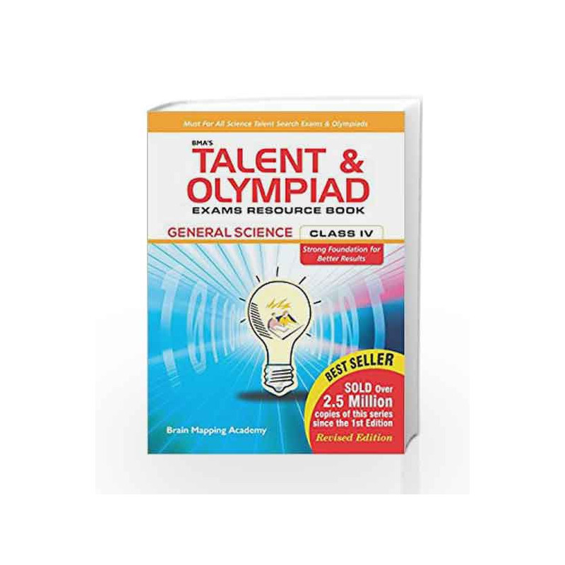 BMA\'s Talent & Olympiad Exams Resource Book for Class - 4 (EVS) by Brain Mapping Academy Book-9789382058588